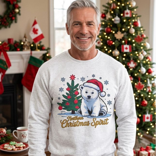 Espíritu Navideño del Norte y Sudadera Navideña Ca (Subido por el creador)