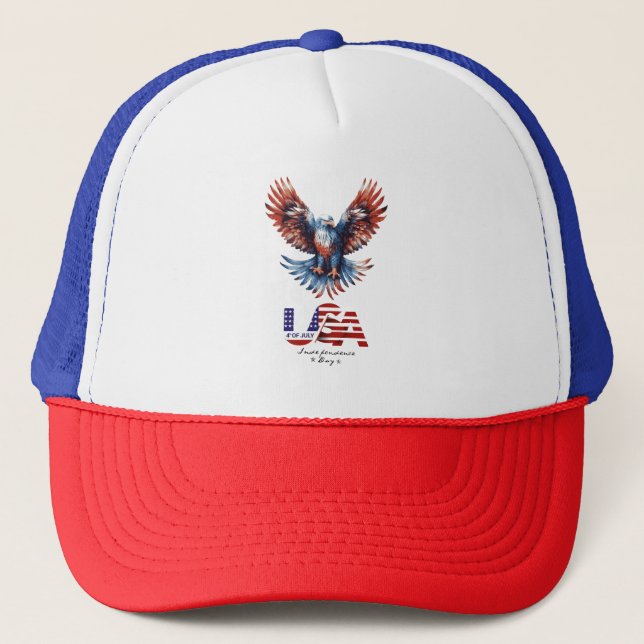 Espíritu norteamericano audaz: 4 de julio, Gorra d (Anverso)