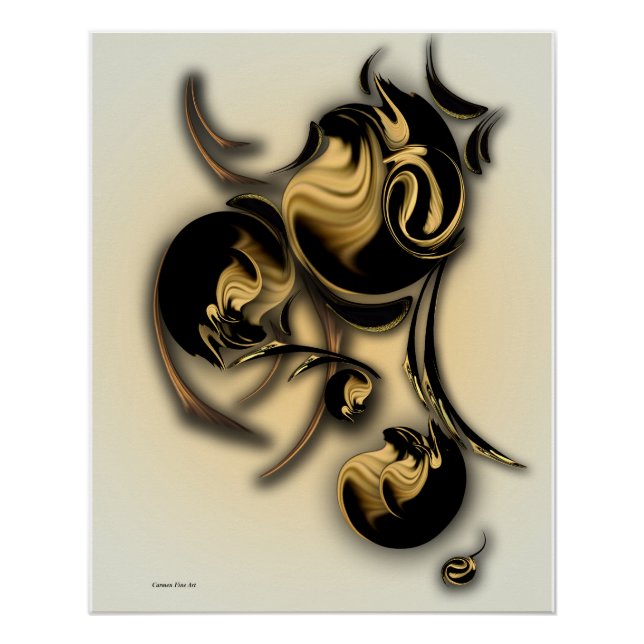 "Espíritu otoñal", Poster brillante (Anverso)