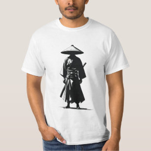 Espíritu Ronin - Camiseta Minimalista de Samurái