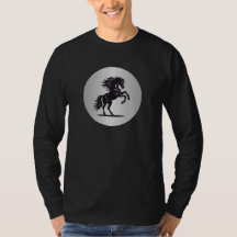 Espíritu salvaje balanceando camiseta de caballo