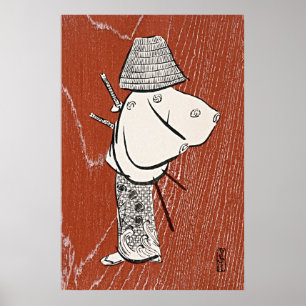 Espíritu samurai - Arte vintage japonés