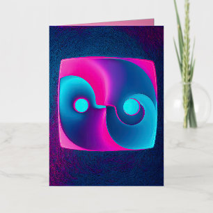 Espiritualidad Radiante: Yin Yang Vibrante Rosa y 