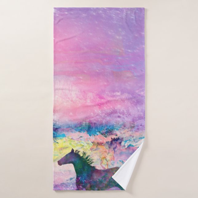 Espíritus de Caballos Salvajes Corriendo "SOMOS LA (Toalla de baño)