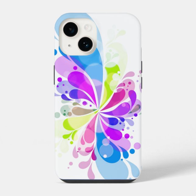 Esplash de color Funda para iPhone 14 (Reverso )