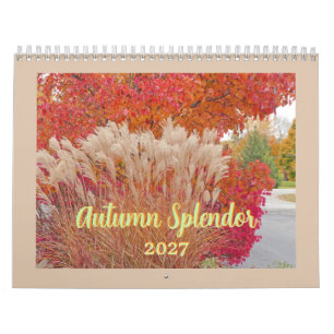 "ESPLENDOR DE OTOÑO" CALENDARIO DE 12 MESES 2027