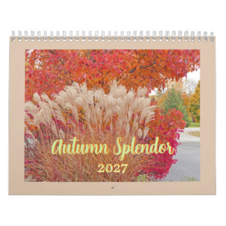 "ESPLENDOR DE OTOÑO" CALENDARIO DE 12 MESES 2027