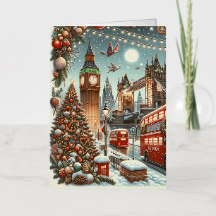 Esplendor Festivo de Londres - Vibrante Tarjeta de
