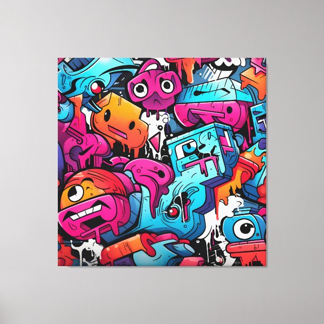 Esplusa de arte callejero de graffiti urbano (Anverso)