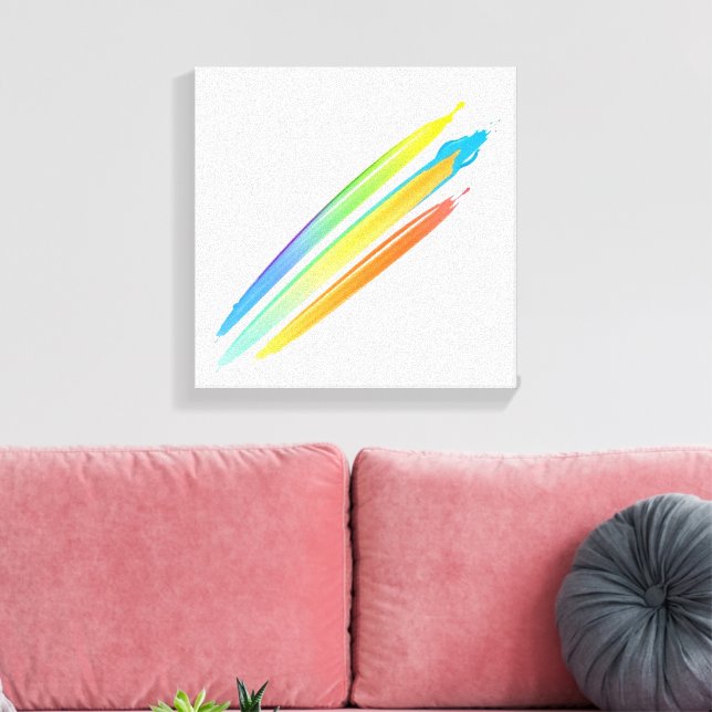 Esplusa de arte de pincel vibrante (Insitu (Sala de estar))