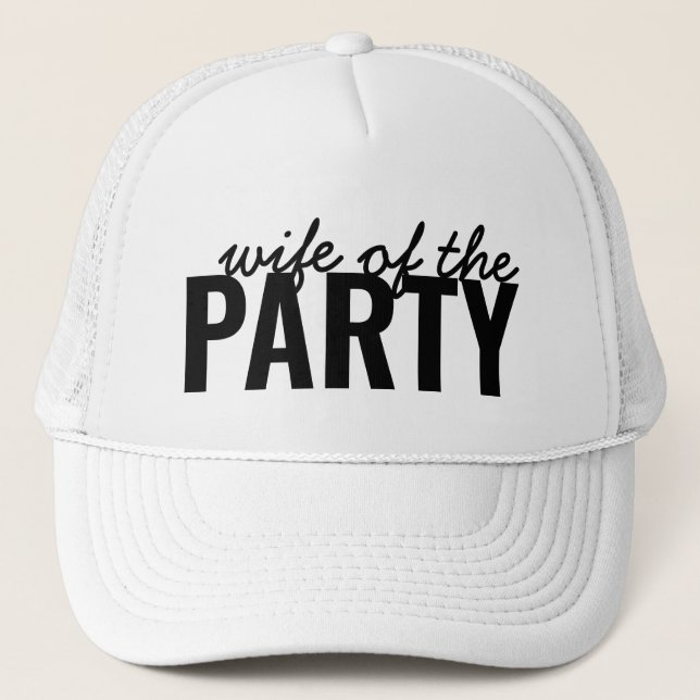 Esposa de la Fiesta camionera Sombrero Bachelorett (Anverso)