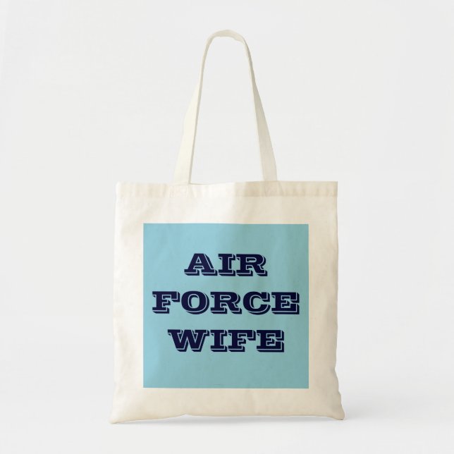 Esposa de la Fuerza Aérea de la bolsa (Frente)