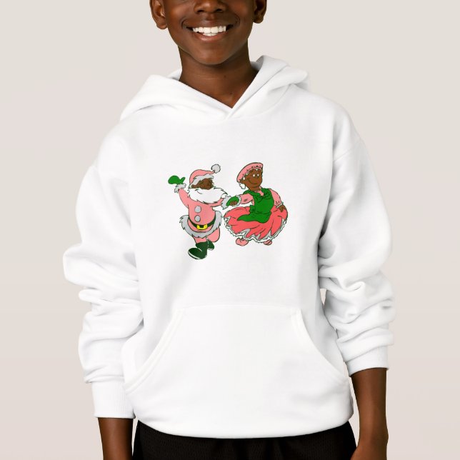 esposa de santa negro navidad rosa (Anverso)