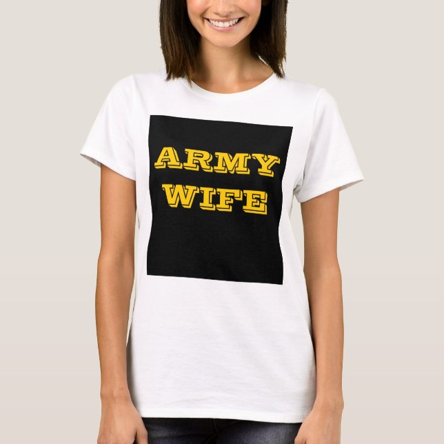 Esposa del ejército de camisetas (Anverso)