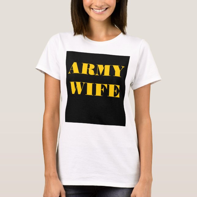 Esposa del ejército de camisetas (Anverso)