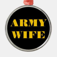 Esposa del ejército de ornamentos