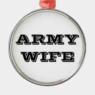 Esposa del ejército de ornamentos