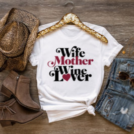 Esposa madre ama la camiseta del día de la madre