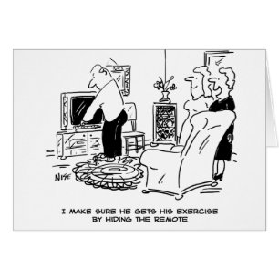 Esposa oculta el control remoto de la TV