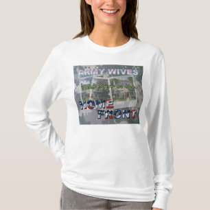 Esposas del ejército cuidan de la camiseta del Fre