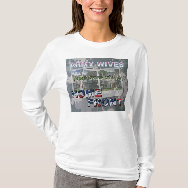 Esposas del ejército cuidan de la camiseta del Fre (Anverso)