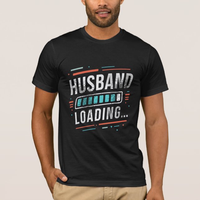 Esposo Cargando Camiseta Divertida para Novio (Anverso)