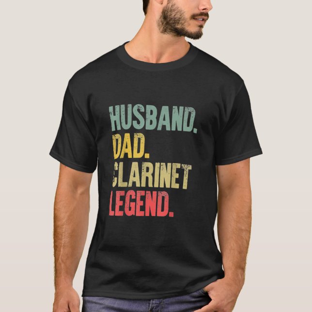 Esposo de camiseta de regalo de cosecha masculina  (Anverso)