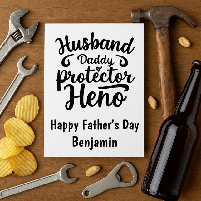 Esposo. Papá. Protector. Hero. Día del padre (Subido por el creador)