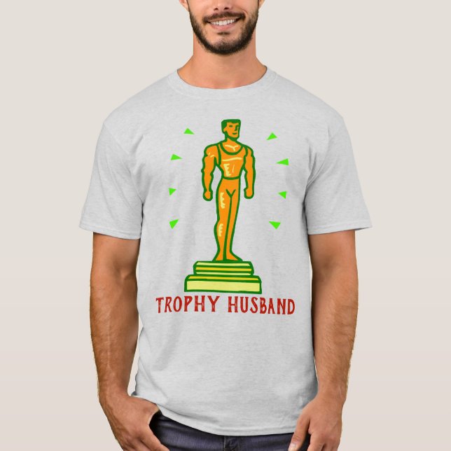 Esposo Trofeo 3 Camiseta (Anverso)
