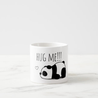 Espresso "Abrázame" Taza De Café De Cerámica De Panda Minim