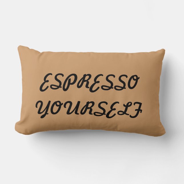ESPRESSO, almohada lumbar (Anverso)