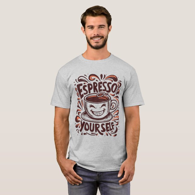 Espresso Coffee camiseta Lover (Anverso completo)