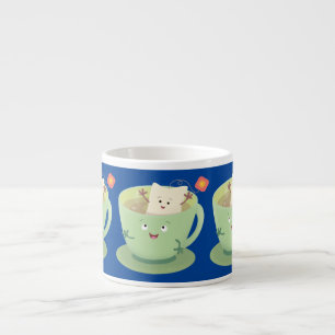 Espresso Cuto teabag taza personalizado personaje de humor