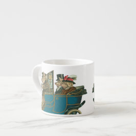 Espresso De los cerdos de la noche taza divertida de