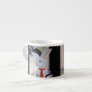 Espresso El conejo blanco va a la taza de París Expresso