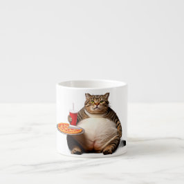 Espresso Graciosa taza de gato - Copa de café de regalo de
