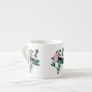 Espresso Guisantes de olor por la taza botánica del café
