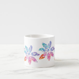 Espresso Icono de flores Taza de expreso