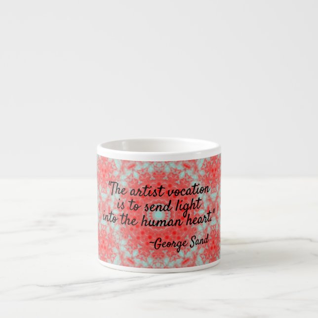 Espresso La taza del jumbo de la vocación del artista (Frente)