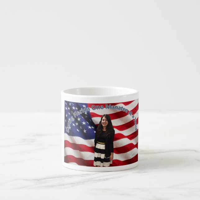 Espresso Manatees para la taza de Expresso de los Manatees (Frente)