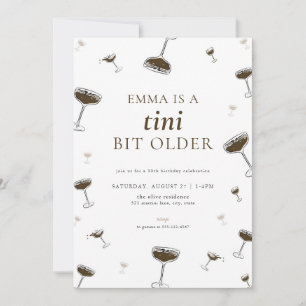 Espresso Martini Tini un poco más viejo Invitación