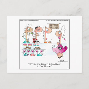 ¡ESPRESSO MISMO! Postal personalizado