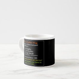 Espresso Negro épico del café express de la taza de café