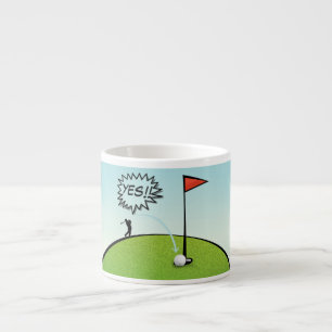 ESPRESSO PELOTA DE GOLF DIVERTIDA, TAZA DE CAFÉ DEL CAFÉ