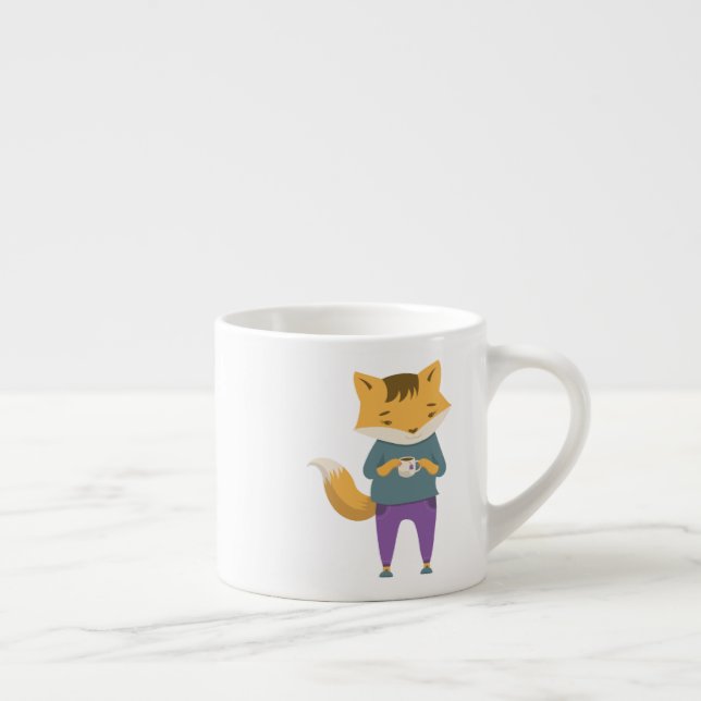 Espresso Pezón lindo con taza de té (Derecha)