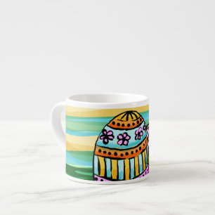 Espresso Tamaños de la taza 3 de la especialidad, huevos d