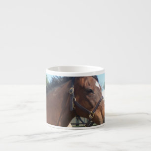 Espresso Taza árabe alerta de la especialidad del caballo