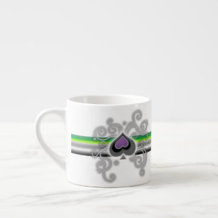 Espresso Taza aromantic del café express del logotipo de l