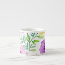Taza de arte personalizada: taza de café elegante