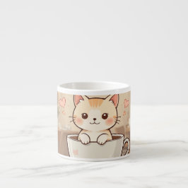 Espresso Taza de café de gatito Kawaii lindo | Adorable ama